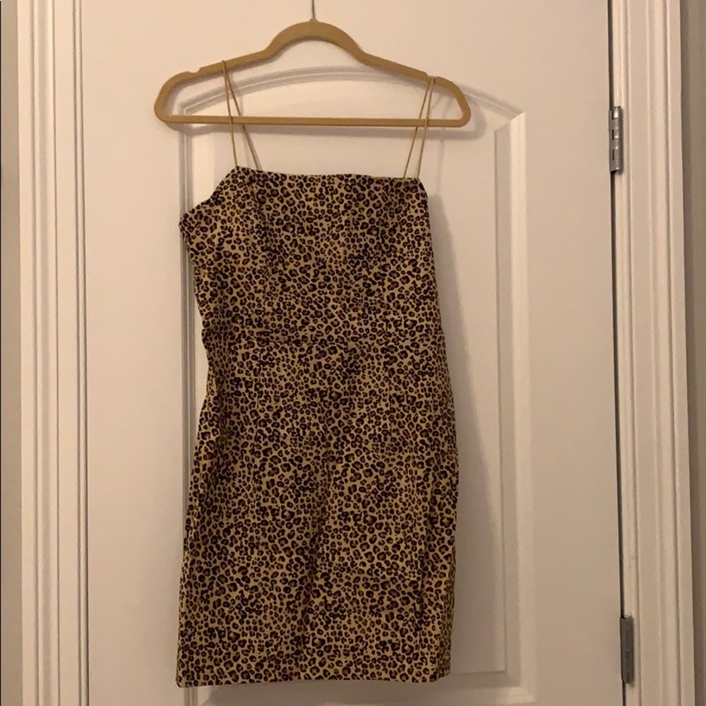 NEVER WORN Pacsun Large Leopard Print Dress